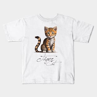 Cat Tiger Kids T-Shirt